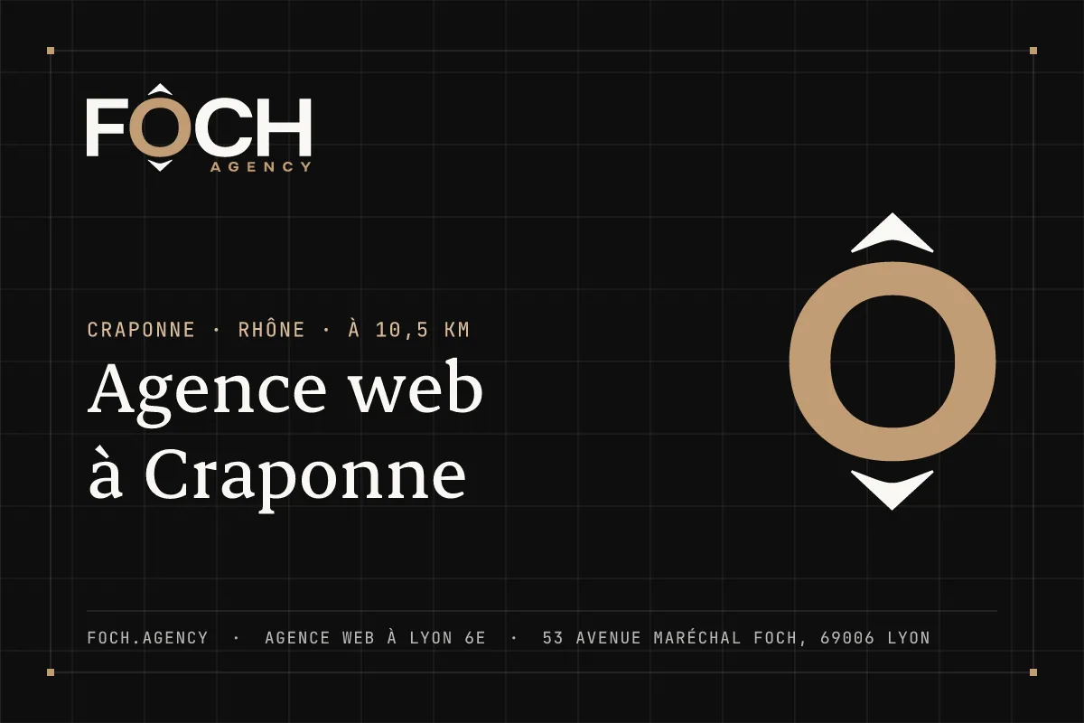 Agence web à Craponne — FOCH AGENCY, agence web à Lyon 6e