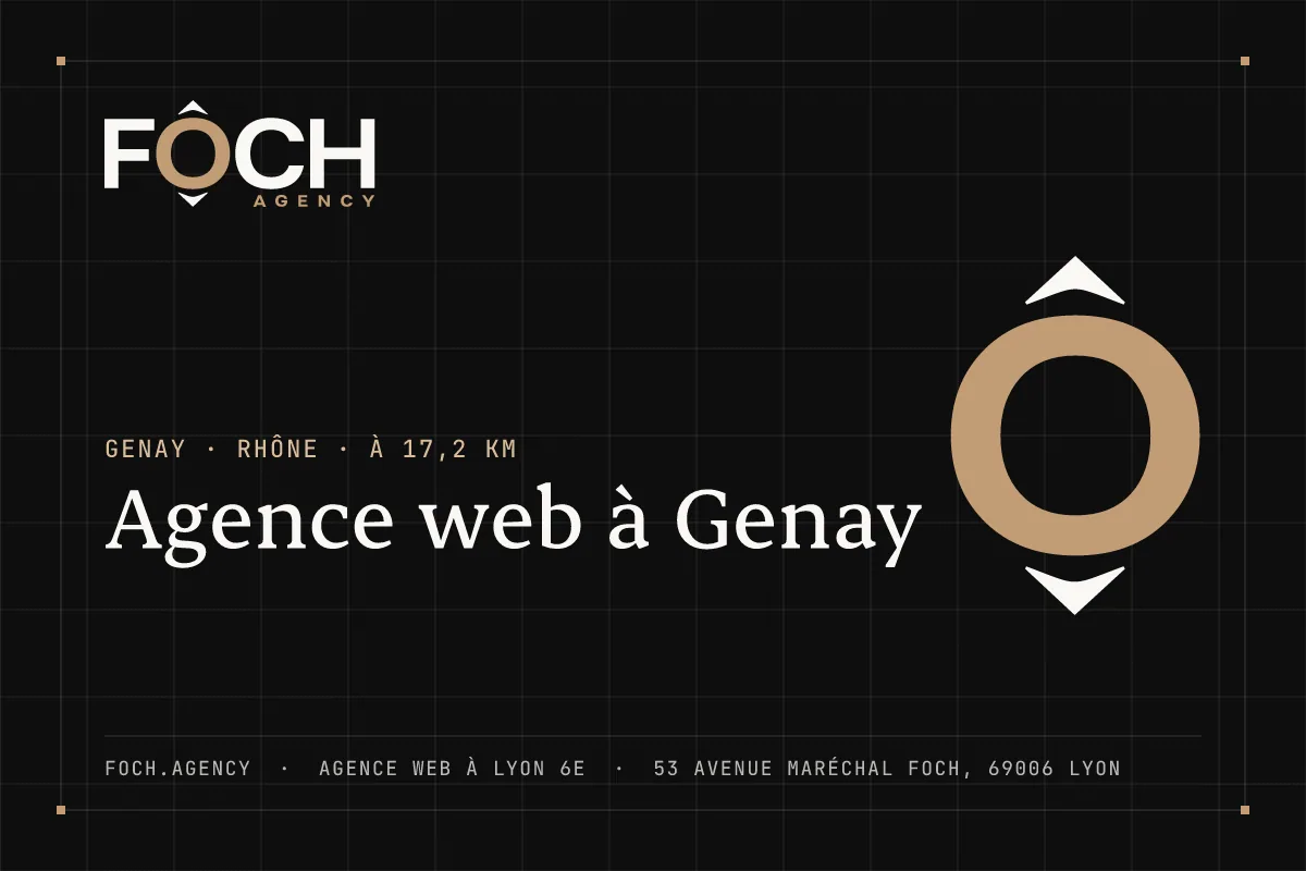 Agence web à Genay — FOCH AGENCY, agence web à Lyon 6e